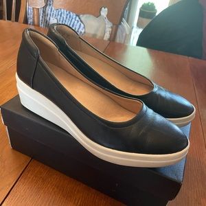 Naturalizer leather wedge
